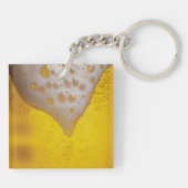 泡立て泡付きビールガラス キーホルダー (裏面)