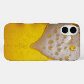 泡立て泡付きビールガラス Case-Mate iPhoneケース (裏面 (横))