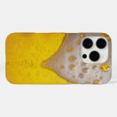 泡立て泡付きビールガラス Case-Mate iPhoneケース (裏面 (横))