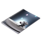 泡立て螺旋状帳付きワイマレーナー ノートブック (左側)