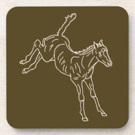 泡立て馬蹄 – 透明な線。 コースター