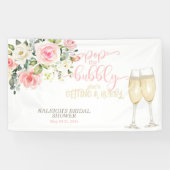 泡立ポップ・アートのち、彼女はハビーを得ている 横断幕 (横)