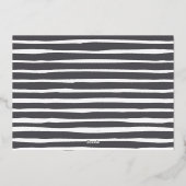 泡立ポップ・アートのち |誕生日パーティー 箔招待状 (裏面)