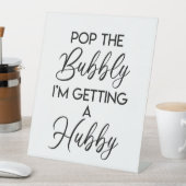 泡立ポップ・アートのつImが太ったブライダルシャワー 台座サイン (インサイチュ)