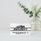 泡立車のて 名刺 (スタンド正面)