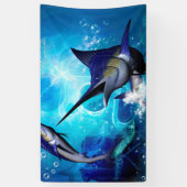 泡素晴らしのマーリン 横断幕 (縦)