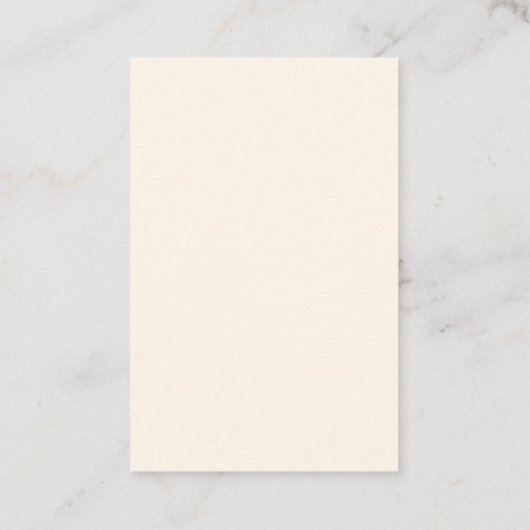 泡細い棒のラベル|のカスタムな色を結婚するEleganの金ゴールド 名刺 (裏面)