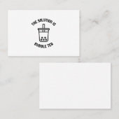 泡茶が解決策 名刺 (正面/裏面)