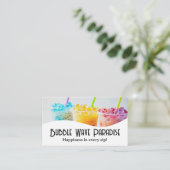 泡茶カラフル飲料 名刺 (スタンド正面)