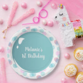 泡誕生日ポップ・アートのポップおもしろいプレート ペーパープレート (パーティー)