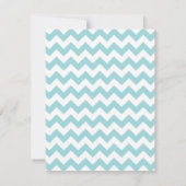 泡青色児のブライダル・シャワーとのかわいいアヒルちゃん 招待状 (裏面)