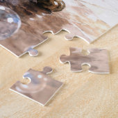 泡風呂に入るネズミ ジグソーパズル (側面)