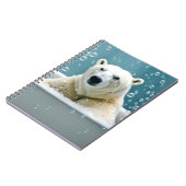 泡風呂のホッキョクグマ ノートブック (左側)