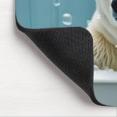 泡風呂のホッキョクグマ マウスパッド (コーナー)