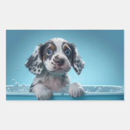 泡風呂カップ 長方形シール