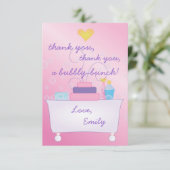 泡風呂パーティー 招待状 (スタンド正面)