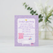 泡風呂パーティー 招待状 (スタンド正面)