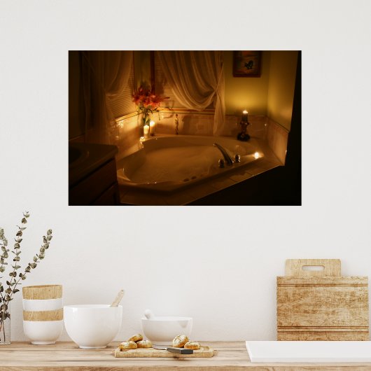 泡風呂 ポスター (キッチン)