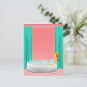 泡風呂 ポストカード (スタンド正面)