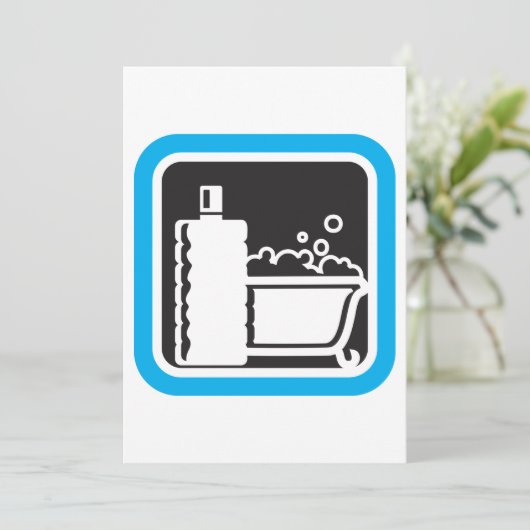 泡風呂 招待状 (スタンド正面)