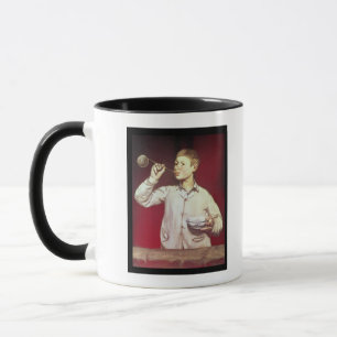 泡1867-69年を吹いている男の子 マグカップ