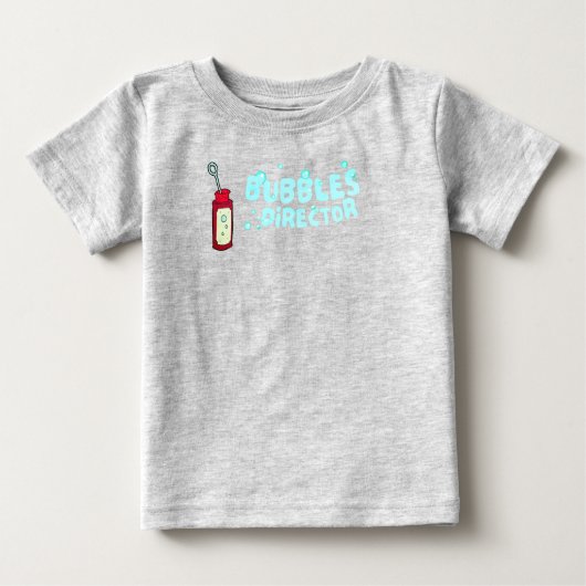 泡/かわいい/面白い ベビーTシャツ (正面)