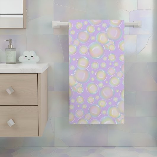 泡 – キャンディパープル  バスタオル