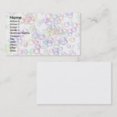 泡 名刺 (正面/裏面)