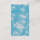 泡、泡およびより多くの泡 名刺 (裏面)