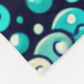 「波お洒落のウィンドウ」 フリースブランケット (角)