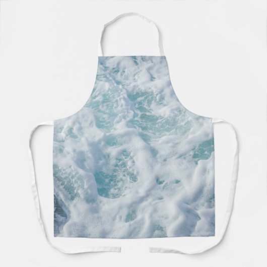 波かわいらし泡 エプロン (正面)