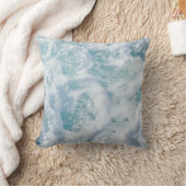 波かわいらし泡 クッション (ブランケット)