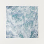 波かわいらし泡 タペストリー (正面(横))