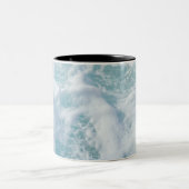 波かわいらし泡 ツートーンマグカップ (中央)