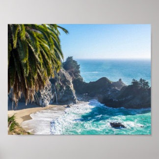 波がビーチ ポスター