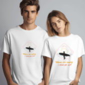 波が呼び出している私はグラフィックに行く必要があおもしろいる Tシャツ