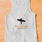 波が呼び出している私はグラフィックに行く必要があおもしろいる Tシャツ