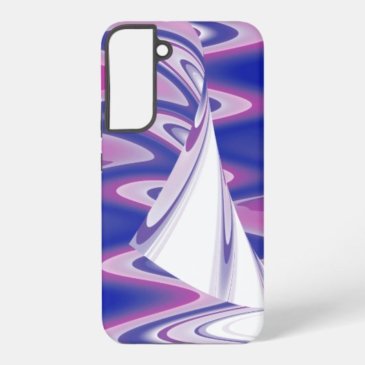 波が回る SAMSUNG GALAXYケース (裏面)
