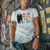 波が夏のヴィンテージグラフィックおもしろいを呼び出している Tシャツ