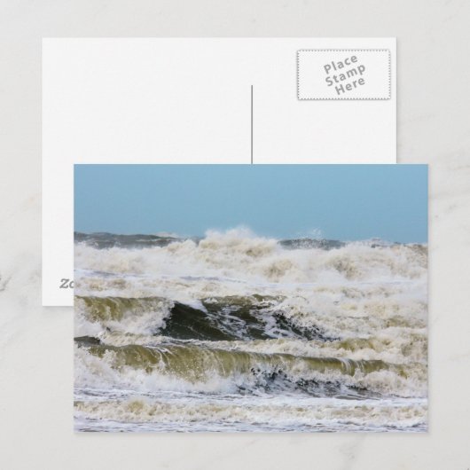 波が折れる。 ポストカード (正面/裏面)