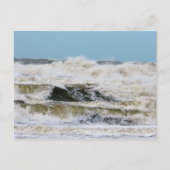 波が折れる。 ポストカード (正面)