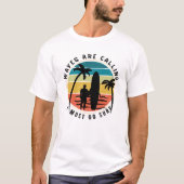 波が波を呼んでいる |ヴィンテージグラフィック Tシャツ (正面)