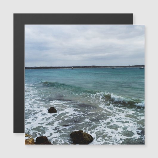 波が海に (正面/裏面)