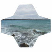 波が海に サッカーボール (フラット)