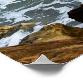 波が海に ポスター (角)