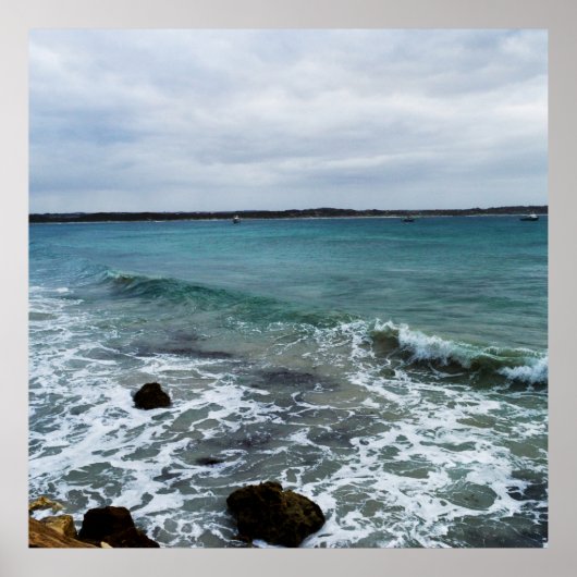 波が海に ポスター (正面)