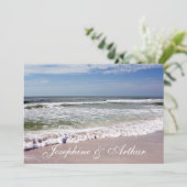 波が砂浜に打ち寄せる 招待状 (スタンド正面)