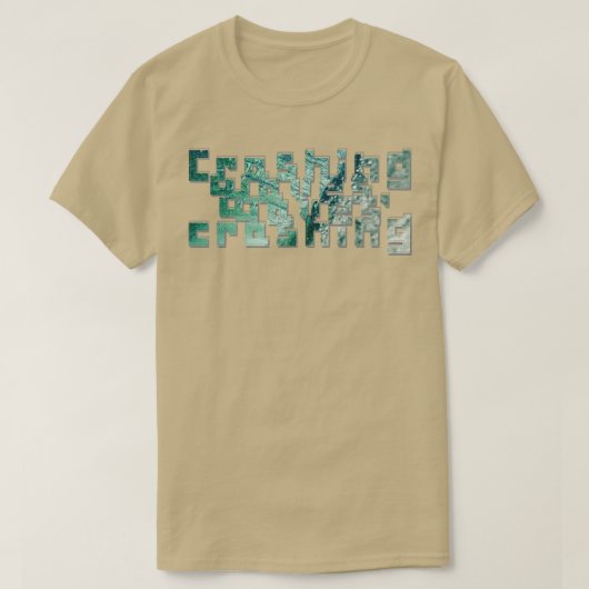 波が砕ける Tシャツ (デザイン正面)