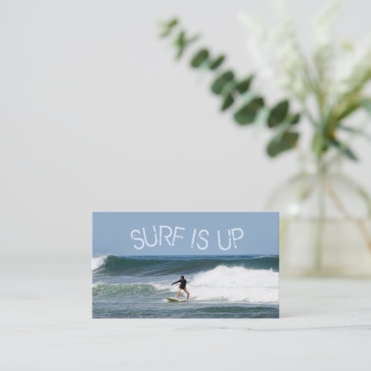 波が立つ 名刺 (スタンド正面)