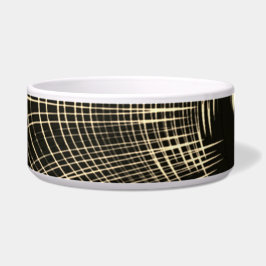 波で繰り返される交差カーキ線 ボウル